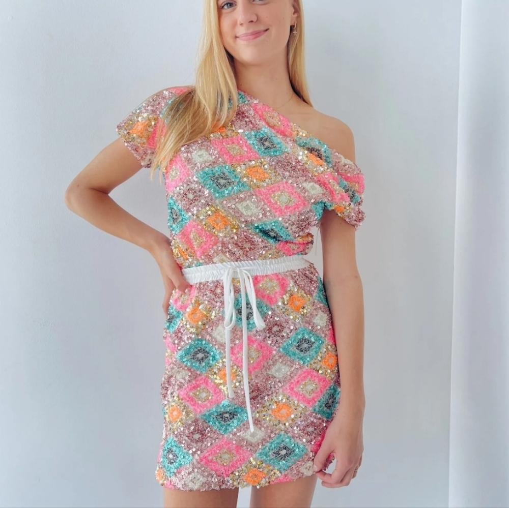 Rachel Comey Colorful sequence Skirt size 4
